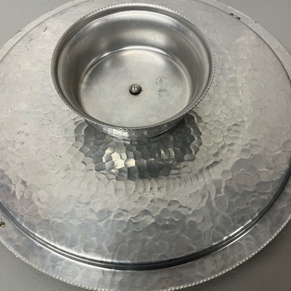 Vintage Trade Continental Hand Wrought Lazy Susan #518 - Picture 4 of 9